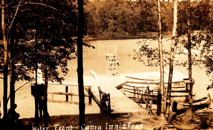 Camp Innisfree - Vintage Postcard